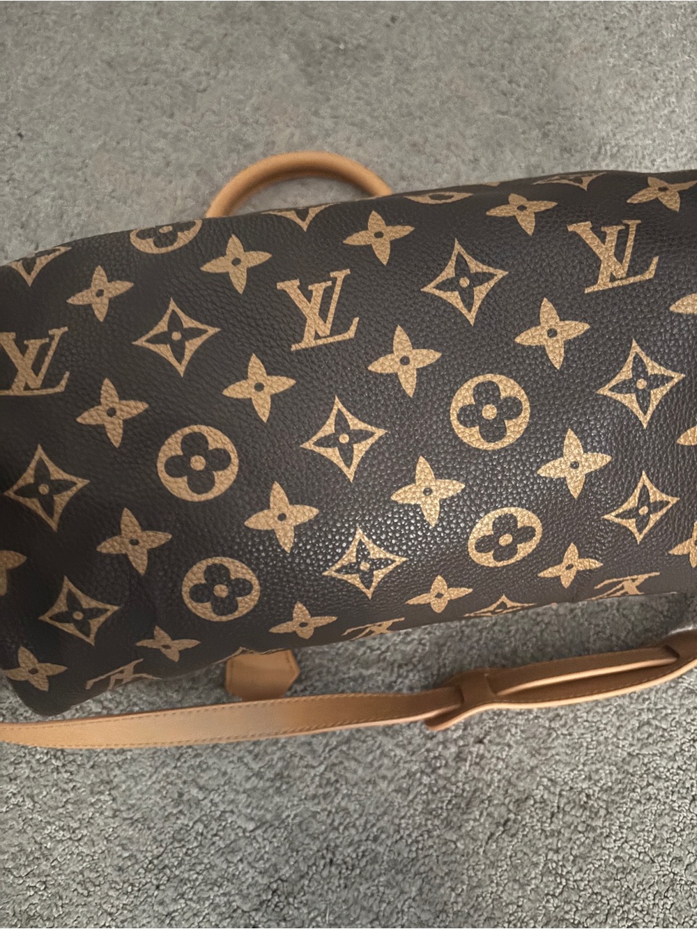 Inspired Brown Monogram Canvas Speedy Bandoulière Shoulder Bag - Picture 3 of 3
